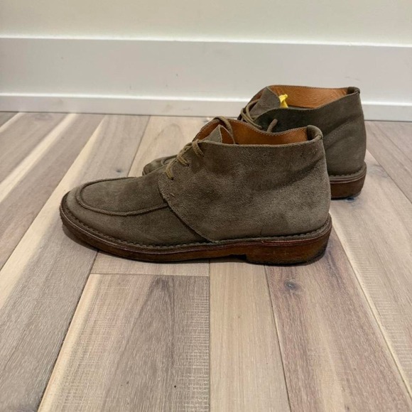 Vera Pelle Other - Vintage Made in Italy Vera Pelle Sz 9 green suede dress shoes